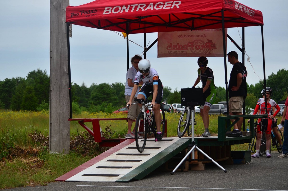 The start of the NJ State Time Trial 2015