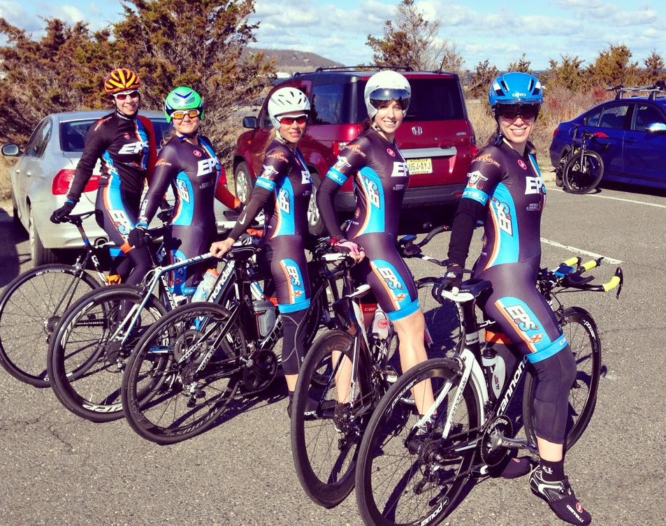 Team Riptide Cycling at the Sandy Hook time trial