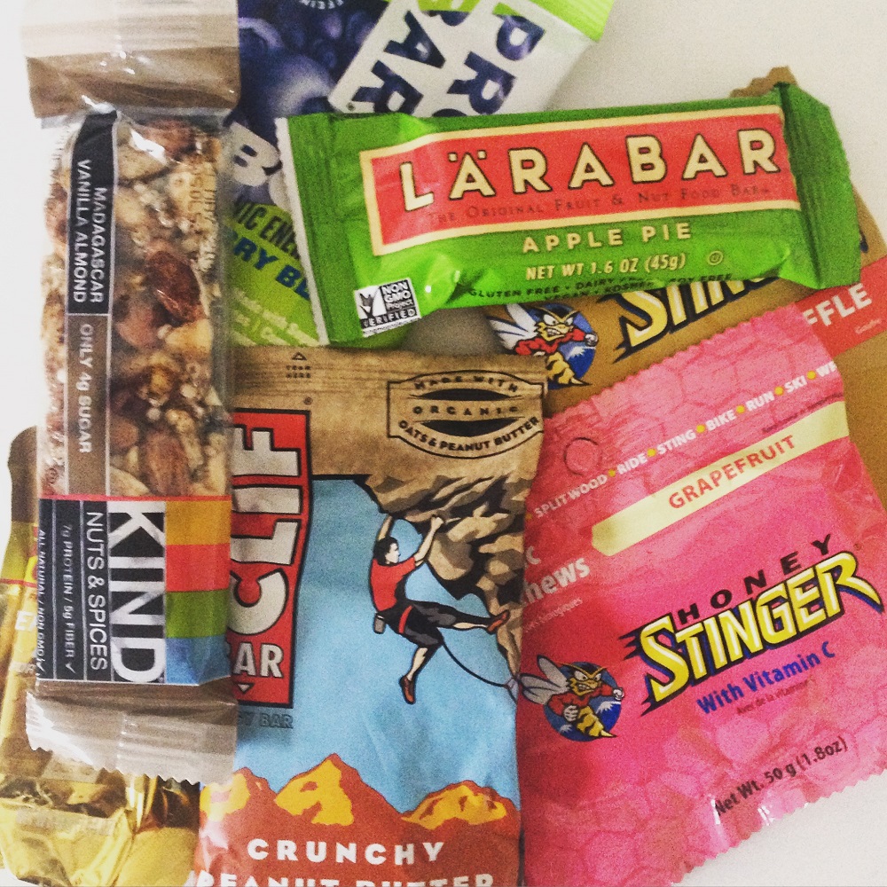 A wide variety of energy foods you can eat while racing or training.