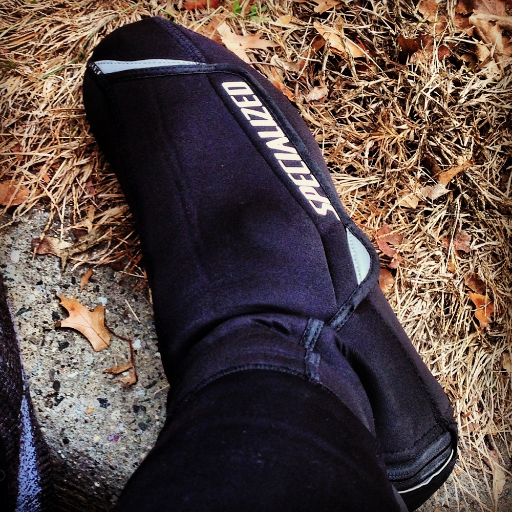 Shoe covers are ESSENTIAL for cold rides. Definitely invest in a pair of these if you want to ride during the winter.