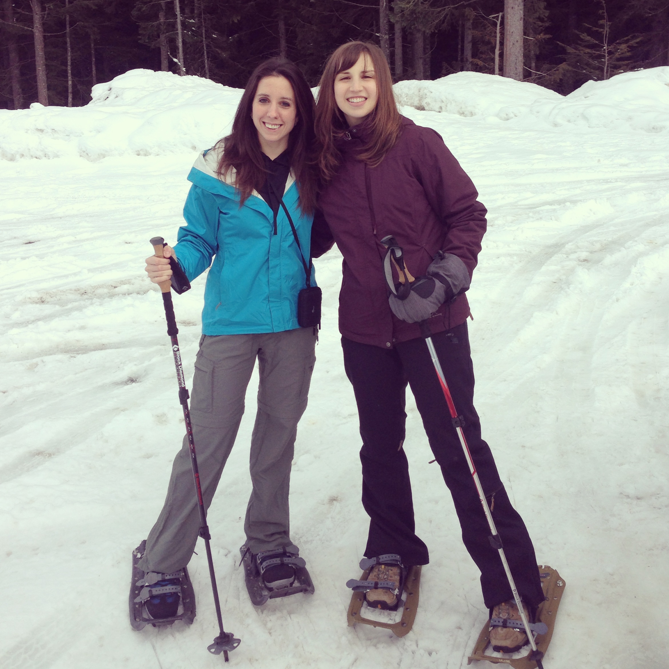 Snowshoeing can be a fun change of pace during the winter months